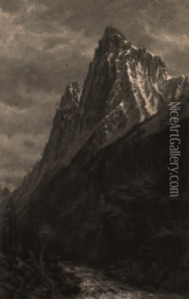 Roger's Pass, Selkirk Range Oil Painting - Thomas Mower Martin