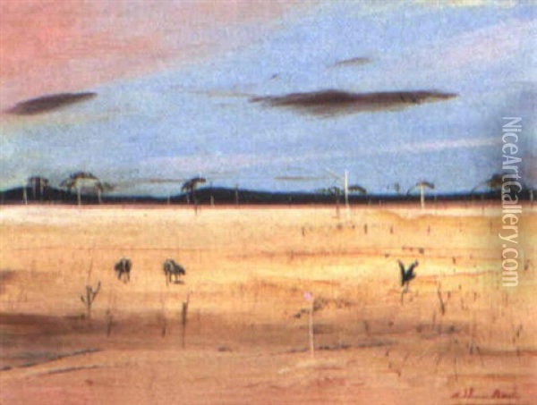 Wimmera Oil Painting - Arthur Merric Boyd