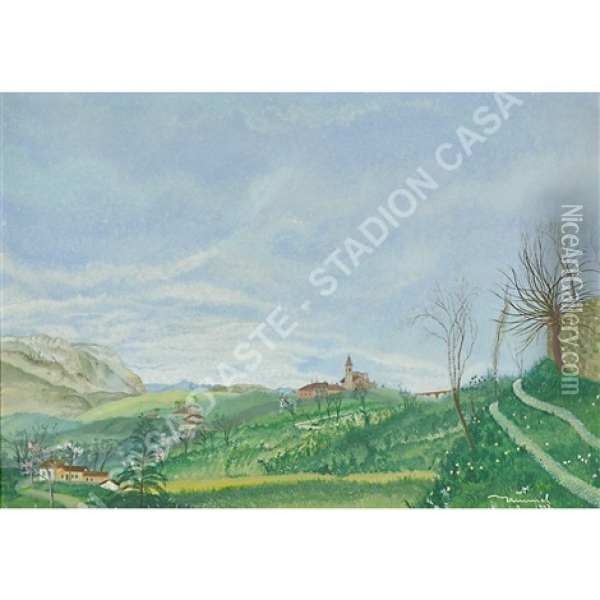 Paesaggio Nel Verde Oil Painting - Vito Timmel