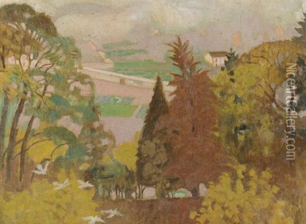 Paysage D'automne Oil Painting - Maurice Denis