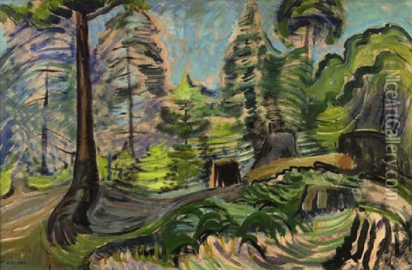 Forest Landscape Oil Painting - Emily Carr