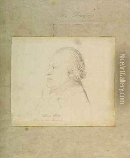 Portrait of William Blake Oil Painting - John Flaxman