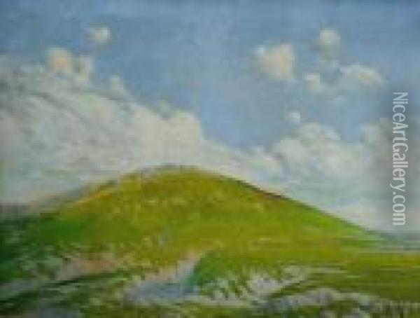 Sierra De Minas Oil Painting - Ernesto Laroche