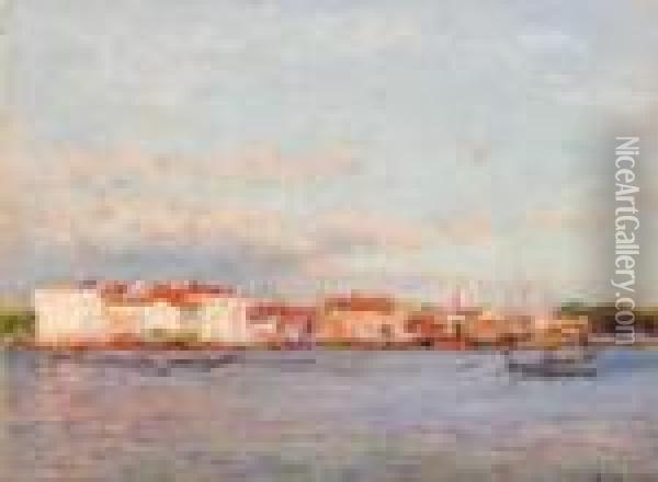 Venise Oil Painting - Jean-Baptiste Olive