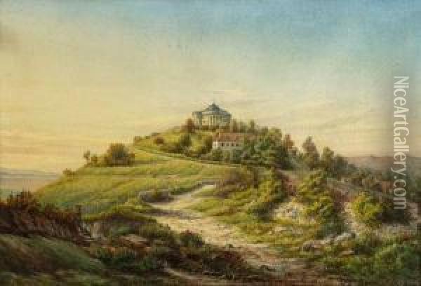 Die Grabkapelle Der Konigin Katharina Oil Painting - Pieter Francis Peters