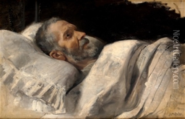 Hombre Dormido Oil Painting - Inocencio Medina Vera