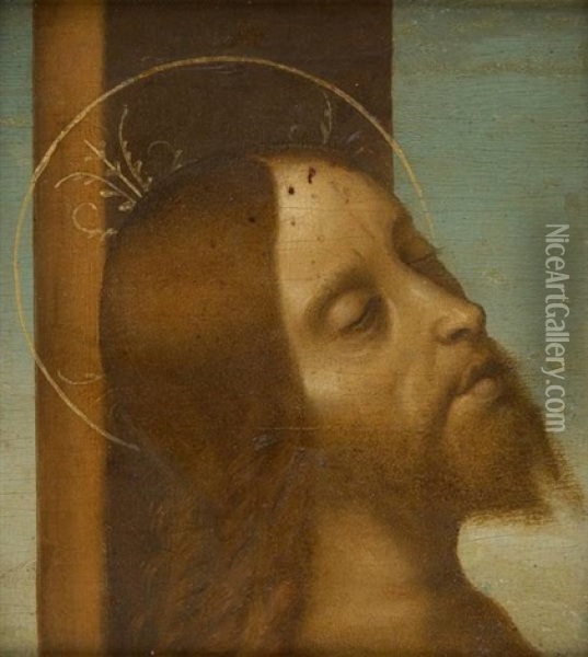 Tete Du Christ Oil Painting - Antonello da Messina