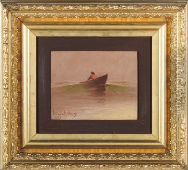 Dory In The Fog Oil Painting - Wendell Ferdinand Macy