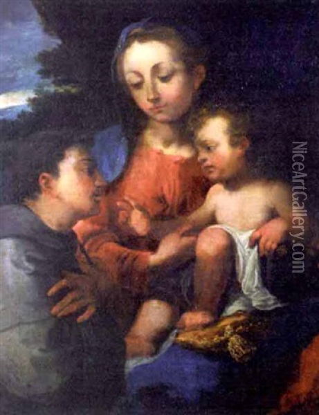 Madonna And Child Oil Painting -  Correggio