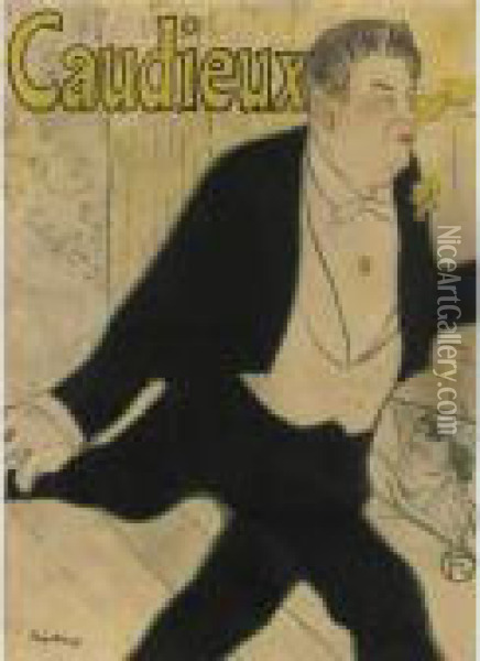 Caudieux Oil Painting - Henri De Toulouse-Lautrec