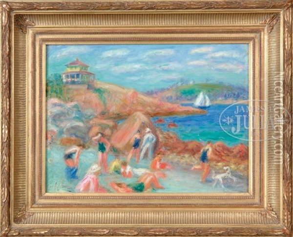 Rockport, Mass 1936 No. 3 Oil Painting - William Glackens