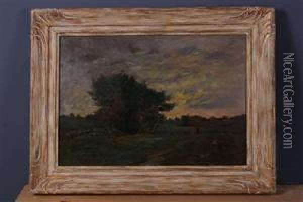 Abendstimmung Oil Painting - John Francis Murphy