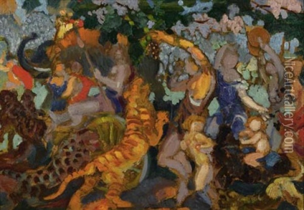 Bacchanale (study) Oil Painting - Maurice Denis