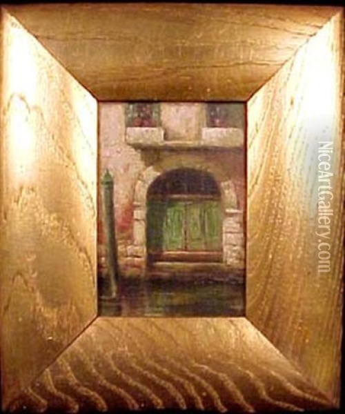 Venetian Villa Oil Painting - Burr H. Nicholls