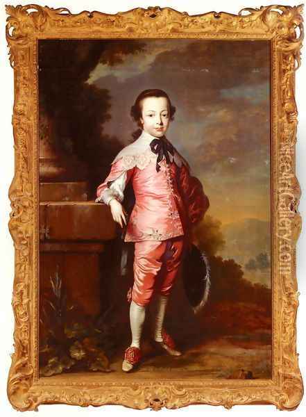 Portrait Of John Smyth (1748 - 1811), When A Boy Oil Painting - Frans Van Der Myn