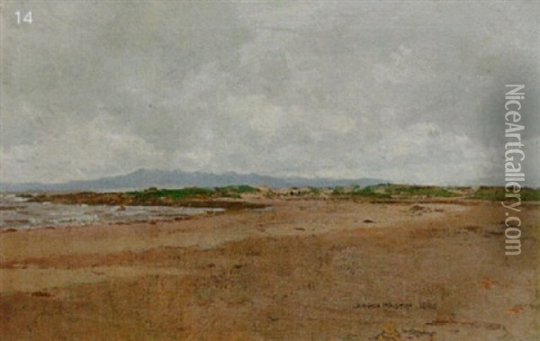 View Of Arran Oil Painting - George Houston