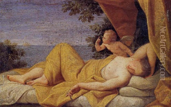 Ariadne In Naxos Oil Painting - Marc Antonio Franceschini