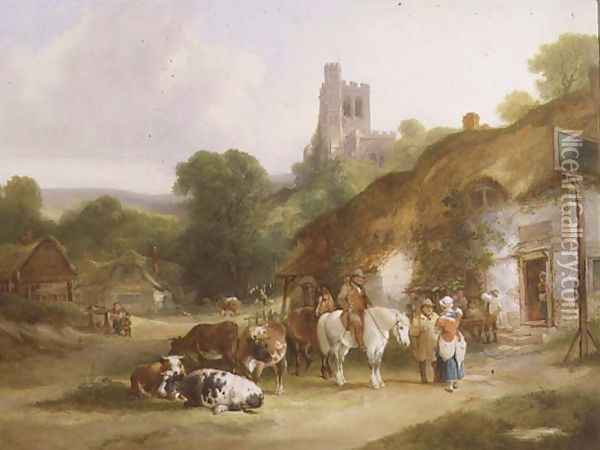 The Plow Inn Oil Painting - William Joseph Shayer