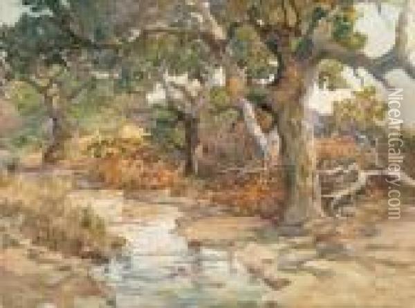 Water Source Oil Painting - Charles Arthur Fries