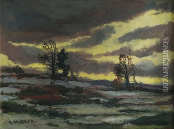 Tani Oil Painting - Gustav Macoun