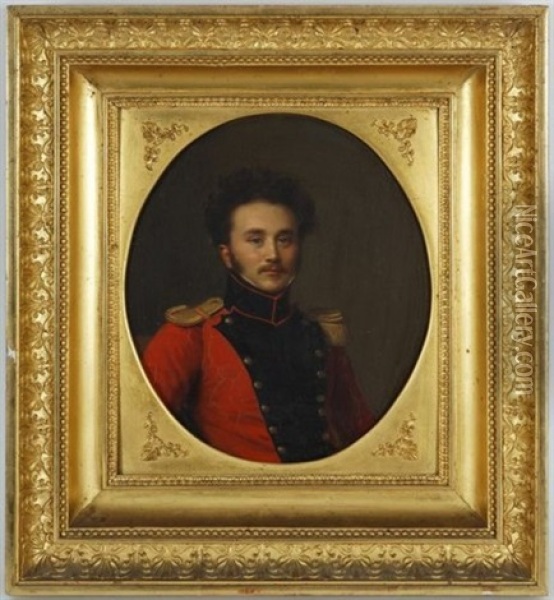 Portrait De Monsieur Marc Noski Cramer Oil Painting - Firmin Massot