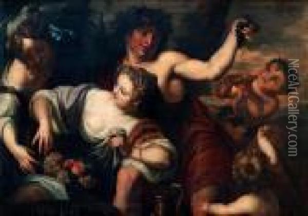 Bacchalnal Oil Painting - Jacob Jordaens