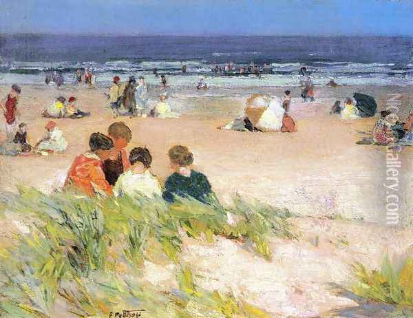 By the Shore Oil Painting - Edward Henry Potthast