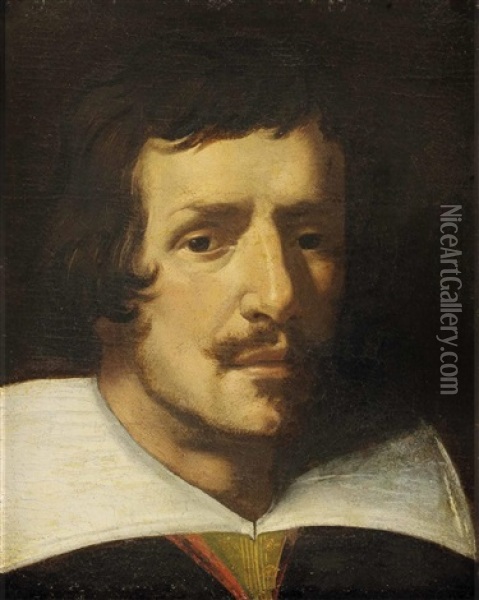 Portrat Eines Herrn Oil Painting - Annibale Caracci