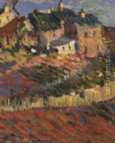 Le Village Oil Painting - Robert Antoine Pinchon