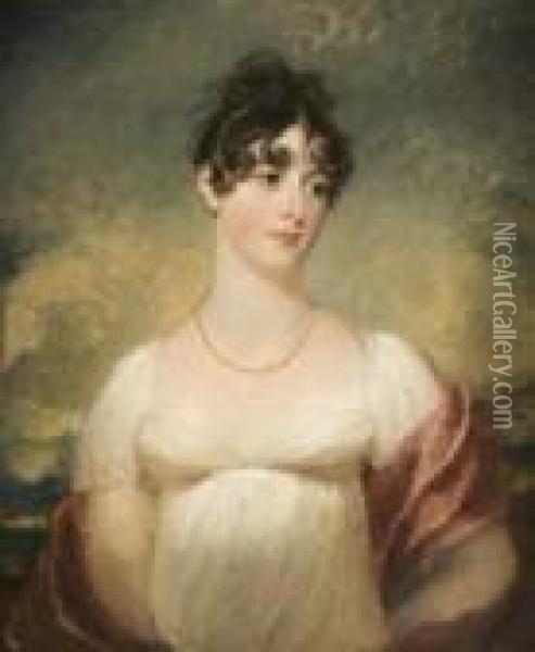 Sensibility: Lady Hamilton Oil Painting - George Romney