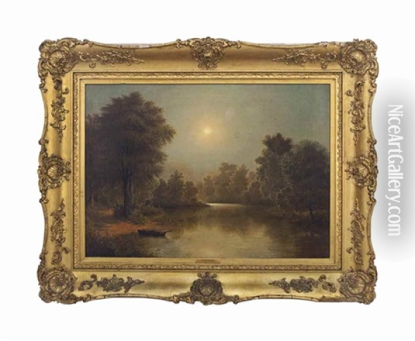 Summer Morning Oil Painting - Joseph Rusling Meeker