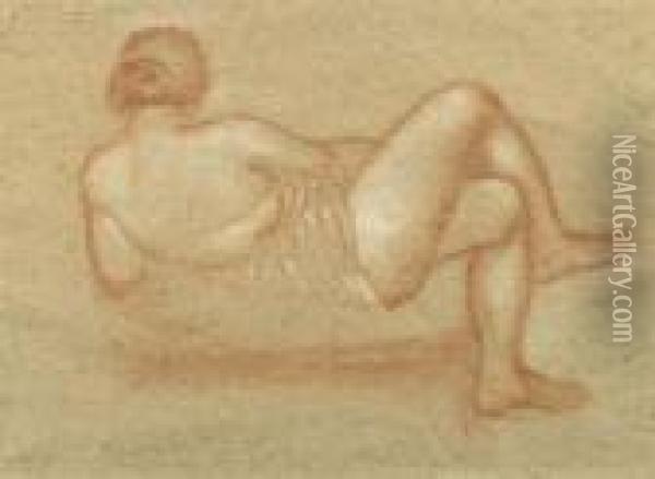 Study For The Paul Cezanne Monument Oil Painting - Aristide Maillol