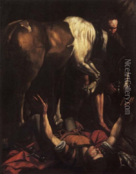 The Conversion Of Saint Paul Oil Painting -  Caravaggio