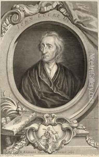John Locke Oil Painting - Sir Godfrey Kneller