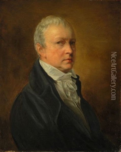 Self Portrait Oil Painting - Friedrich Heinrich Fueger