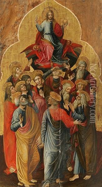 The Transfiguration Oil Painting - Niccolo Da Siena