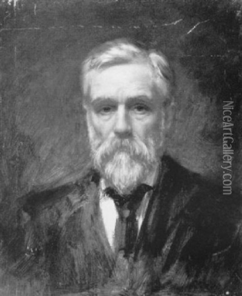 Self Portrait Oil Painting - Robert Cree Crawford