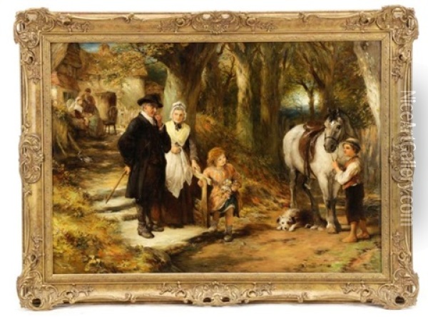 County Doctor Oil Painting - William Powell Frith