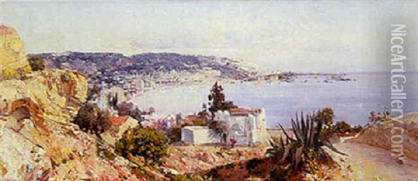 Panorama De La Baie D'alger Oil Painting - Maxime Noire