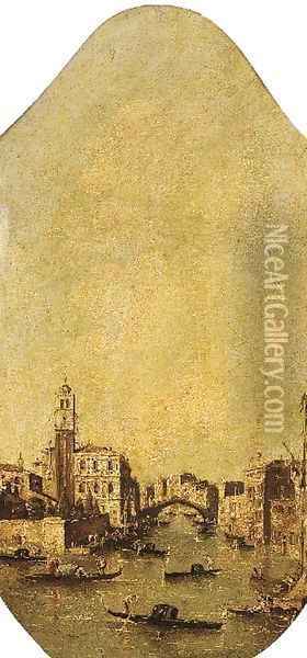 The Canareggio, Venice Oil Painting - Francesco Guardi