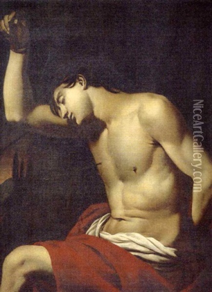 Saint Sebastien Oil Painting - Nicolas Regnier