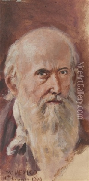 Self Portrait Oil Painting - Conrad Wise Chapman