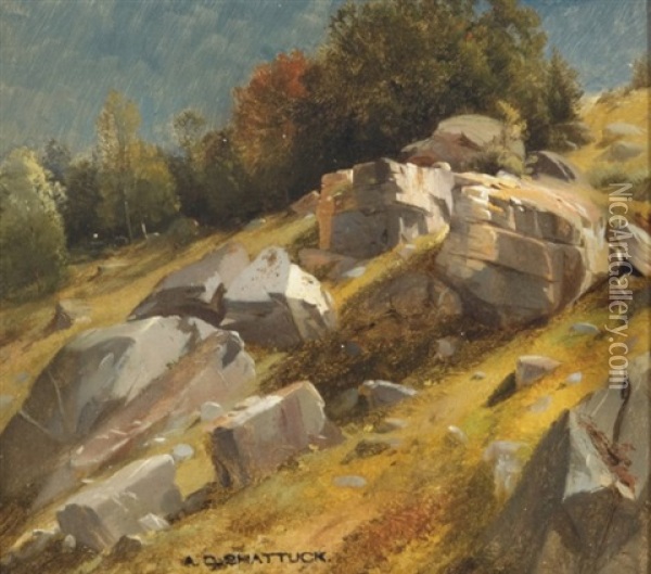 New Hampshire Oil Painting - Aaron Draper Shattuck