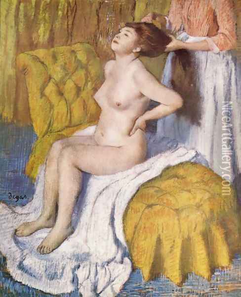 The hygiene Oil Painting - Edgar Degas