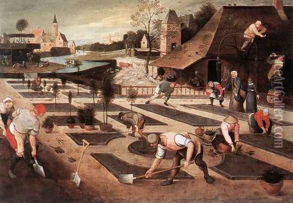 Spring 1607 Oil Painting - Abel Grimmer