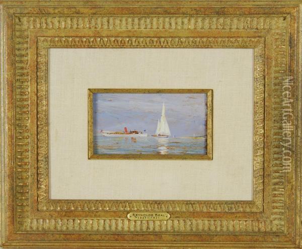 Off Lloyd's Point Oil Painting - Reynolds Beal