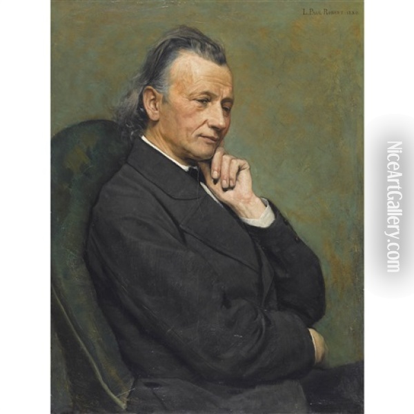 Portrait De Pierre Beck Oil Painting - Leo Paul Samuel Robert