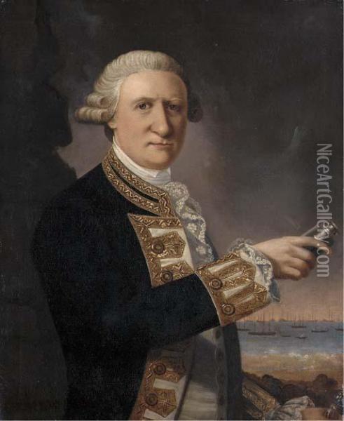 Portrait Of Sir Francis Geary Oil Painting - George Chalmers