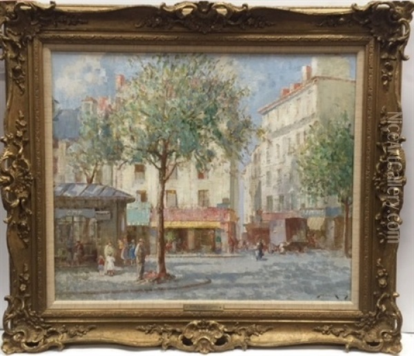 Le Pritemps: Paris Oil Painting - William Lee-Hankey