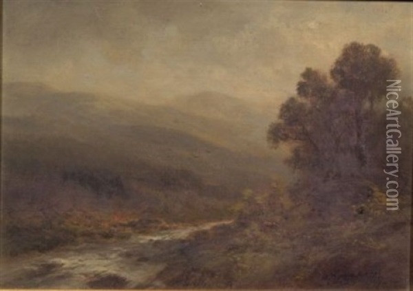 The Valley Below Oil Painting - Thomas Bailey Griffin